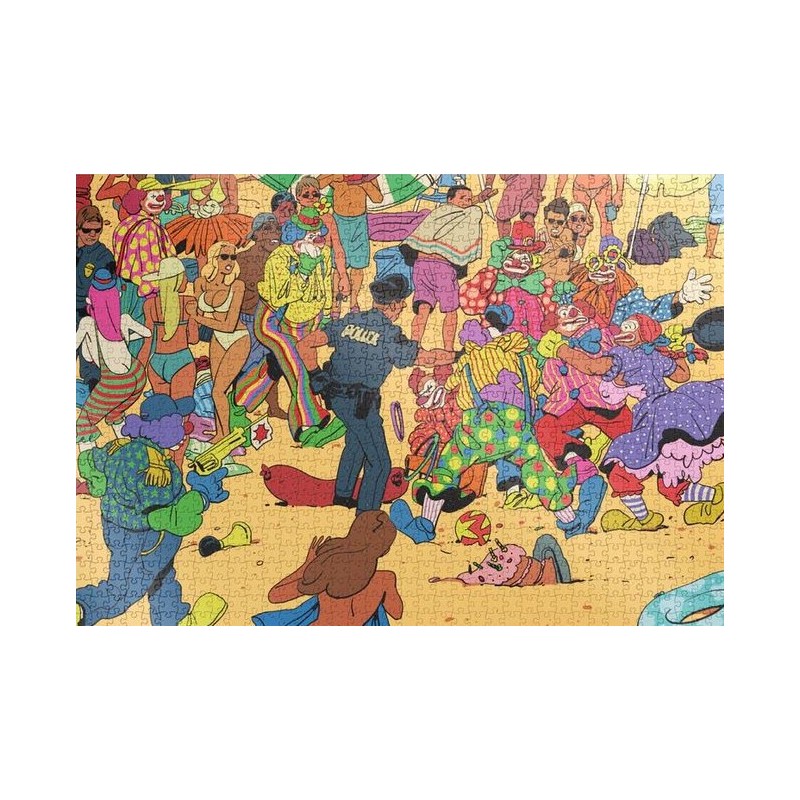 Puzzle 1000 pièces - Le cirque est en ville par Bastien Vivès Puzzle 1000 pièces - Le cirque est en ville par Bastien Vivès
