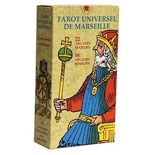 Sonew Cartes de Tarot 1 Set Jeu de Tarot Divinatoire du Tarot