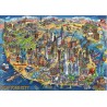 Puzzle 500 pièces - City Map New York