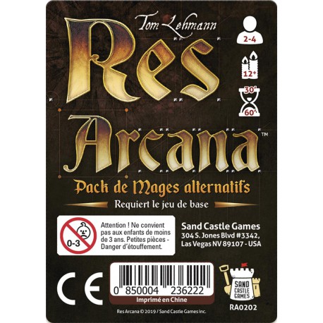 Res Arcana : Pack de Mages Alternatifs (mini extension)