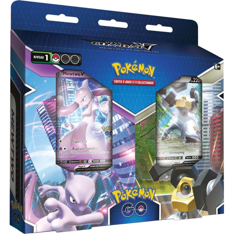 Pokemon Go Coffret Deck de Combat Mewtwo vs Melmetal