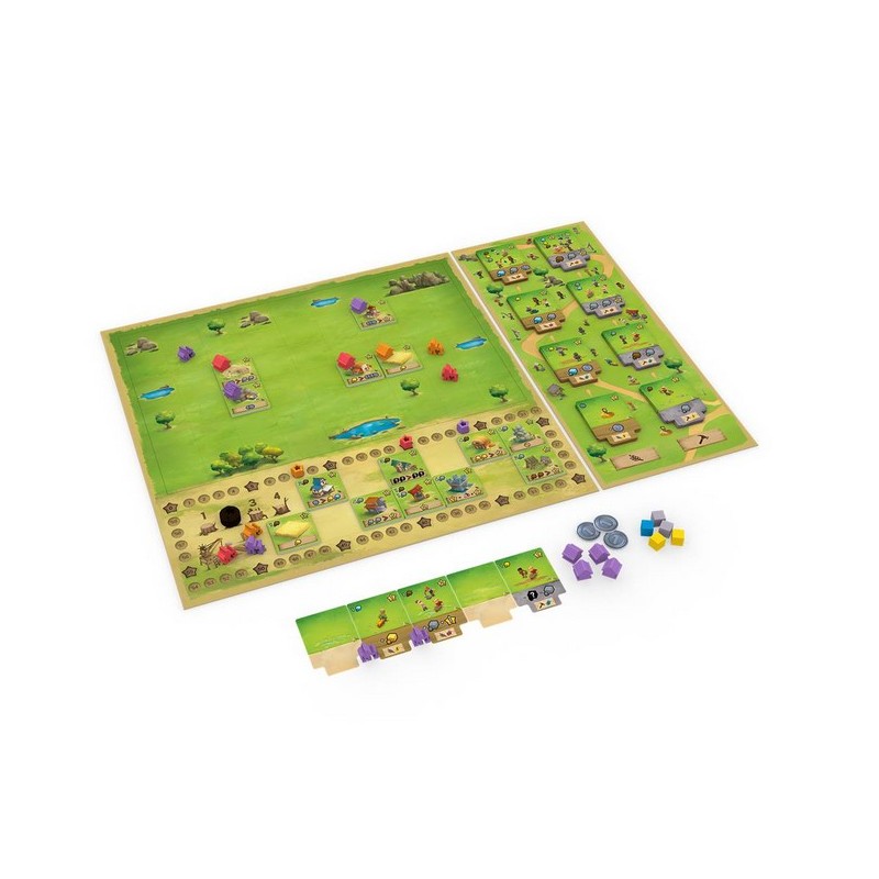 Domino Géant En Bois Cayro – Grandes Pièces Faciles à Manipuler – Jeu Familial 2-4 Joueurs 6-99 Ans