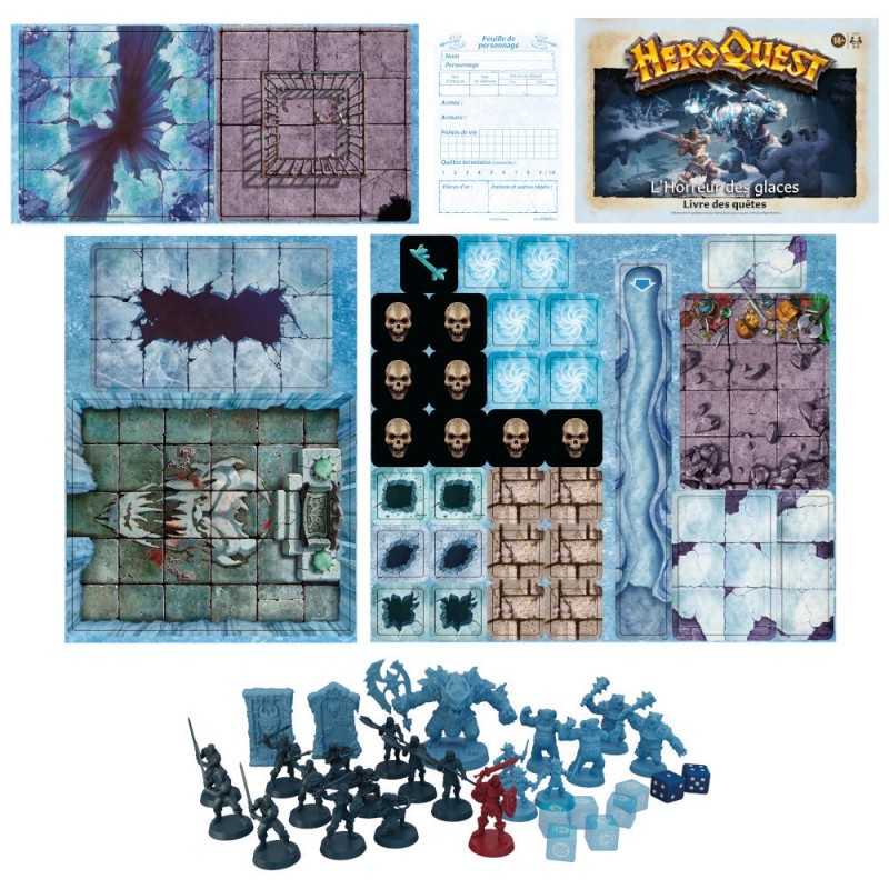 Extension HeroQuest : La Crypte De L'Obscurité Éternelle - Jeu De Société Hasbro Neuf