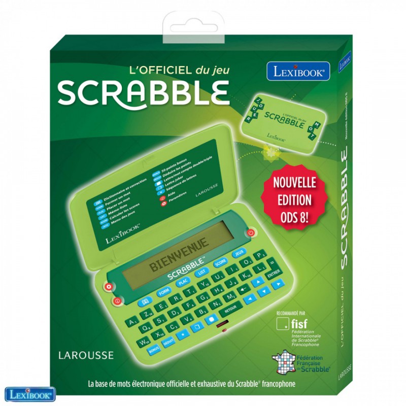 Lexibook officiel du Scrabble® ODS 9 – La Ronde des Lettres