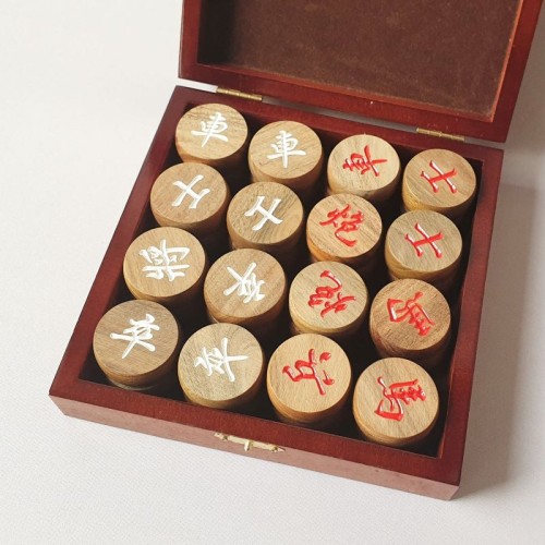 Xiangqi Pièces Bois de Gaiac 3.8cm