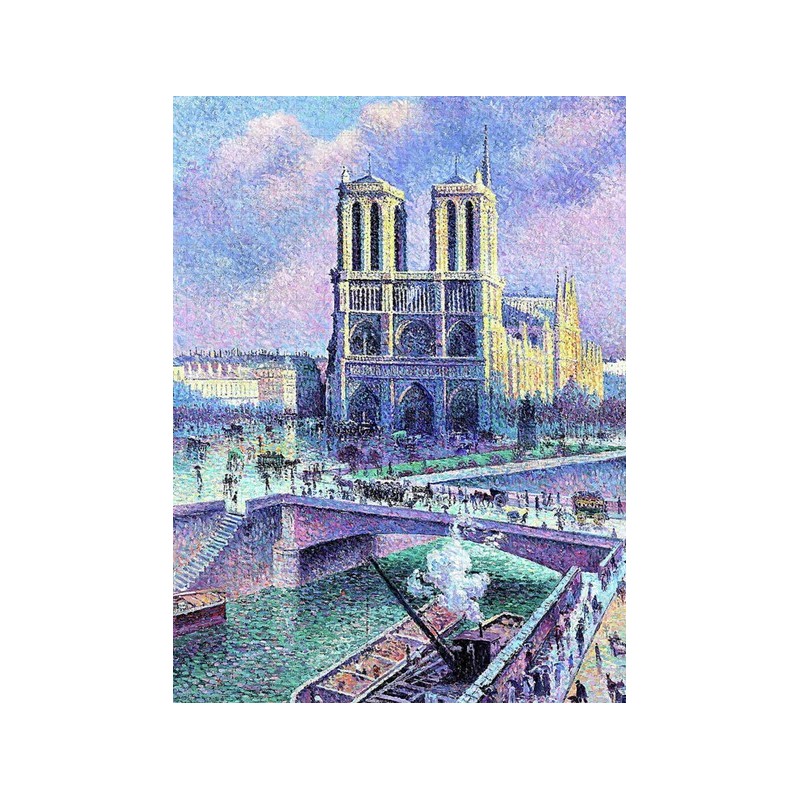 Puzzle 1000 pièces Notre-Dame par Maximilien Luce