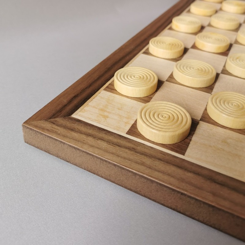 Plateau de jeu vintage, Dames/damier Chinois par Transogram