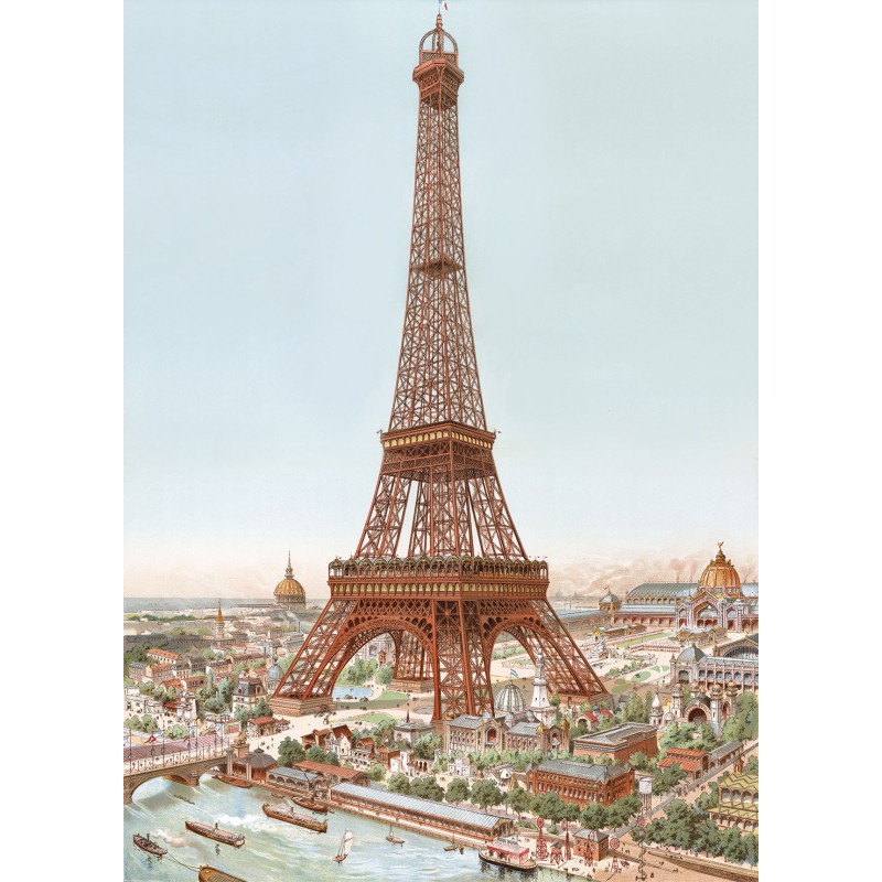 Puzzle 80 pièces en bois - Tour Eiffel de Tauzin Puzzle 80 pièces en bois - Tour Eiffel de Tauzin