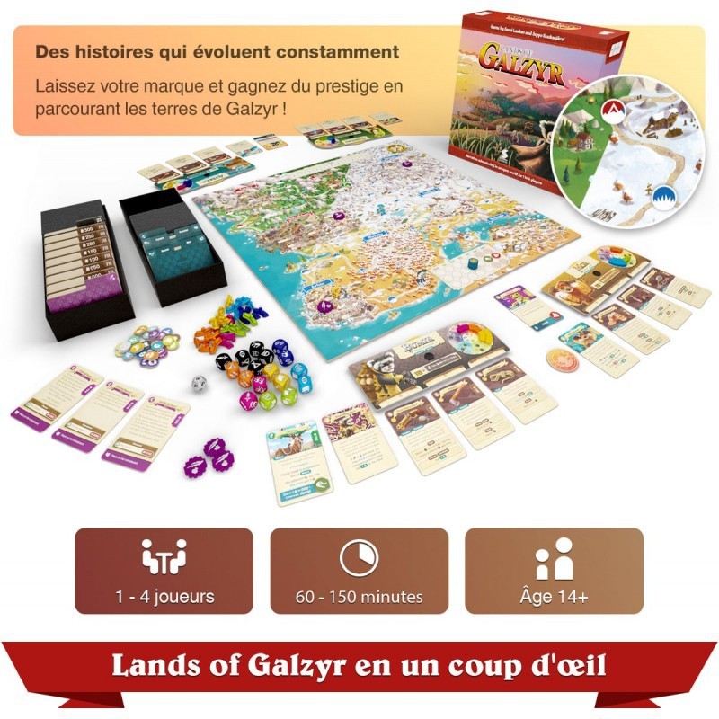 Jeu De Dés Supplémentaires Pour Lands Of Galzyr - Snowdale Design - Extension Dés