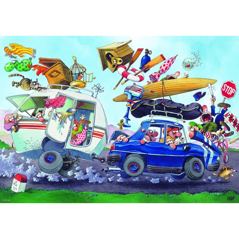 Puzzle 500 pièces - Off on Holiday Puzzle 500 pièces - Off on Holiday