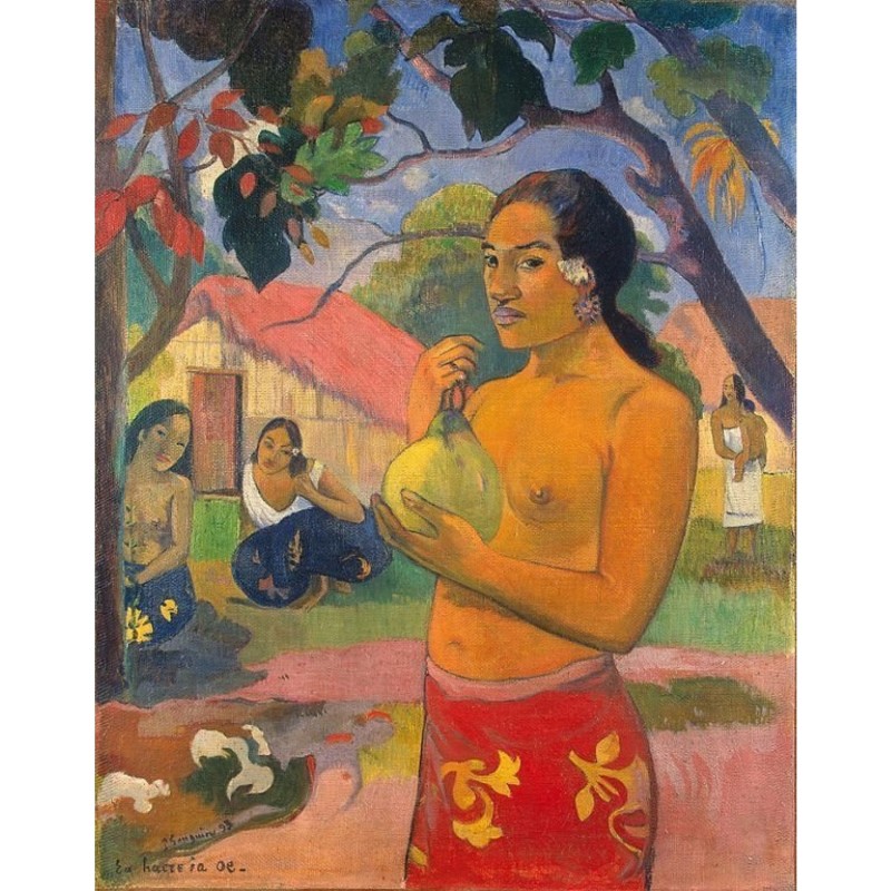 Puzzle 1000 pièces - Femme Tenant un Fruit, Gauguin Puzzle 1000 pièces - Femme Tenant un Fruit, Gauguin