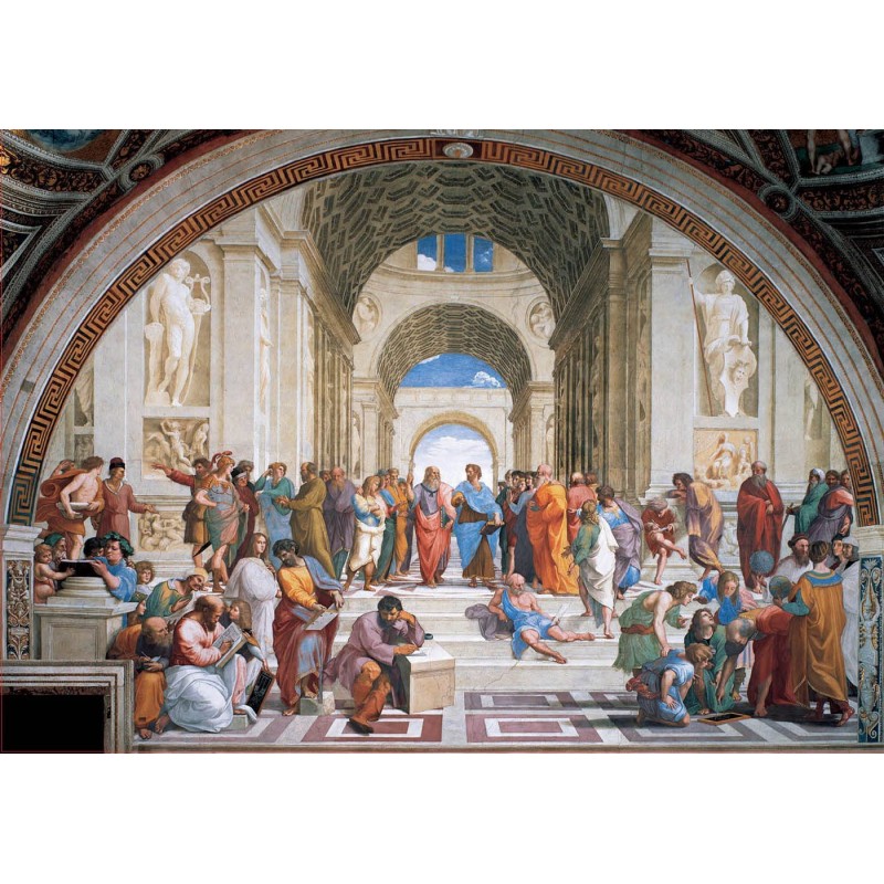 Puzzle 1500 pièces - Ecole d'Athènes par Rafaello Puzzle 1500 pièces - Ecole d'Athènes par Rafaello