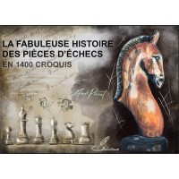 Pierrat - La Fabuleuse Histoire des Pièces d'Echecs en 1400 Croquis