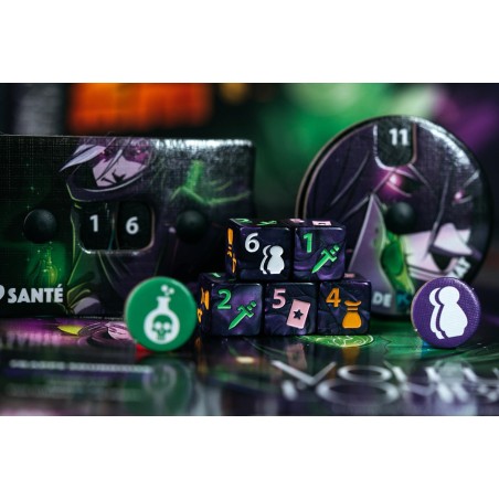 Dice Throne : Pyromancienne vs Voleur de l'Ombre