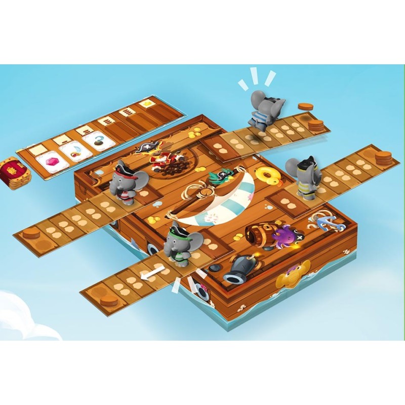 Gioco Da Tavolo La Planche Des Pirates – Sfida Di Equilibrio Per 2-4 Giocatori, +5 Anni