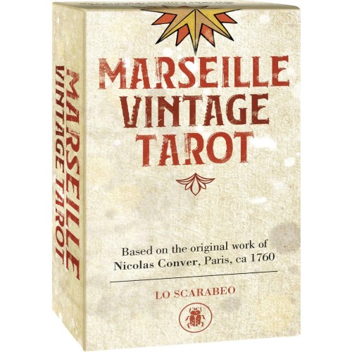 Tarot de Marseille - Claude Burdel - Jeu de 78 Cartes Divinatoires