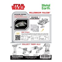 Puzzle 3D - Maquette Métal Star Wars Millenium Falcon