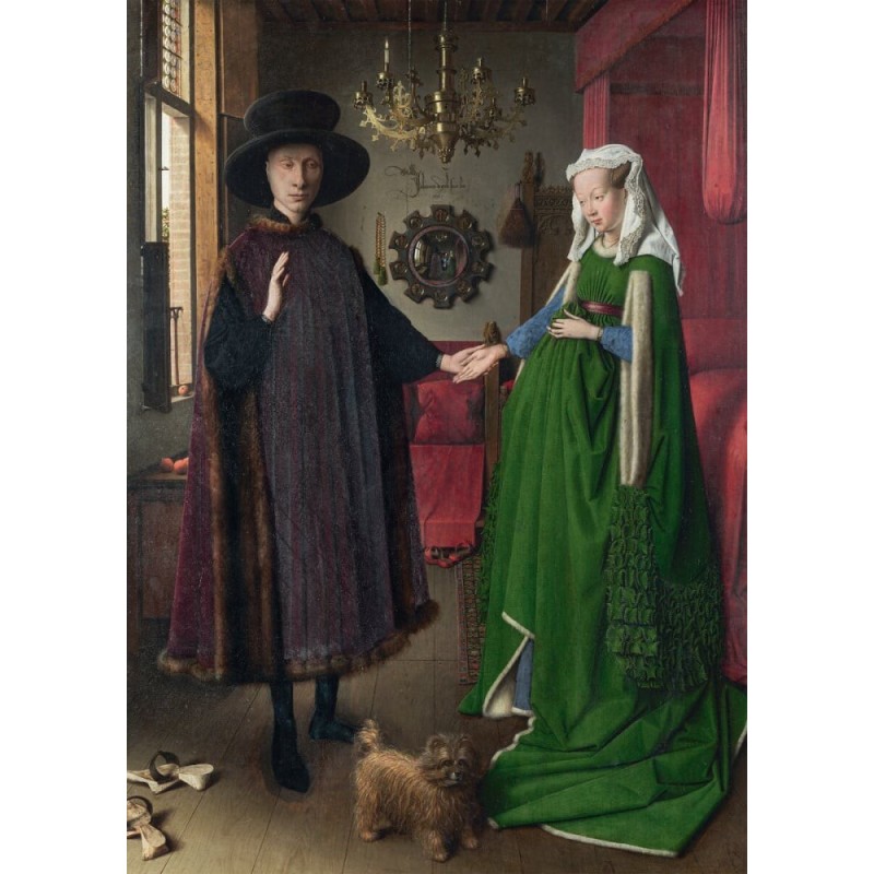 Puzzle 1000 pièces - Arnolfini Portrait, Van Eyck Puzzle 1000 pièces - Arnolfini Portrait, Van Eyck