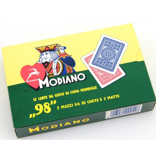 Coffret de Cartes Modiano Poker 98