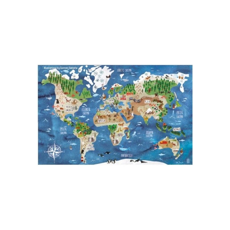Micro Puzzle 150 Pièces - Discover the World Micro Puzzle 150 Pièces - Discover the World