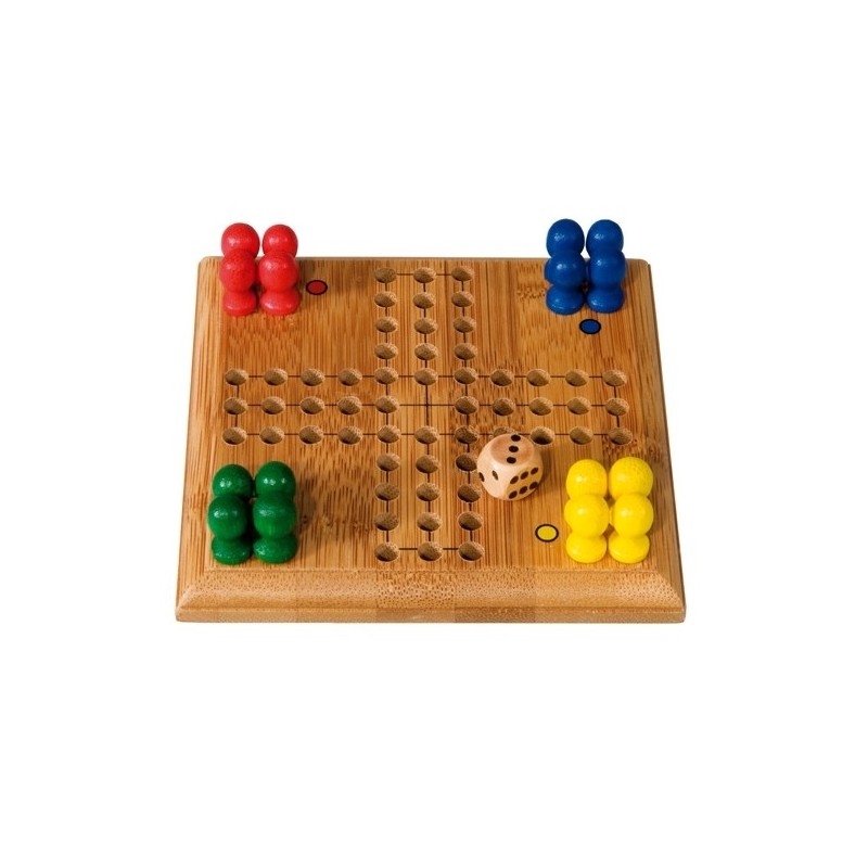 Mini Ludo - Petits Chevaux Bambou