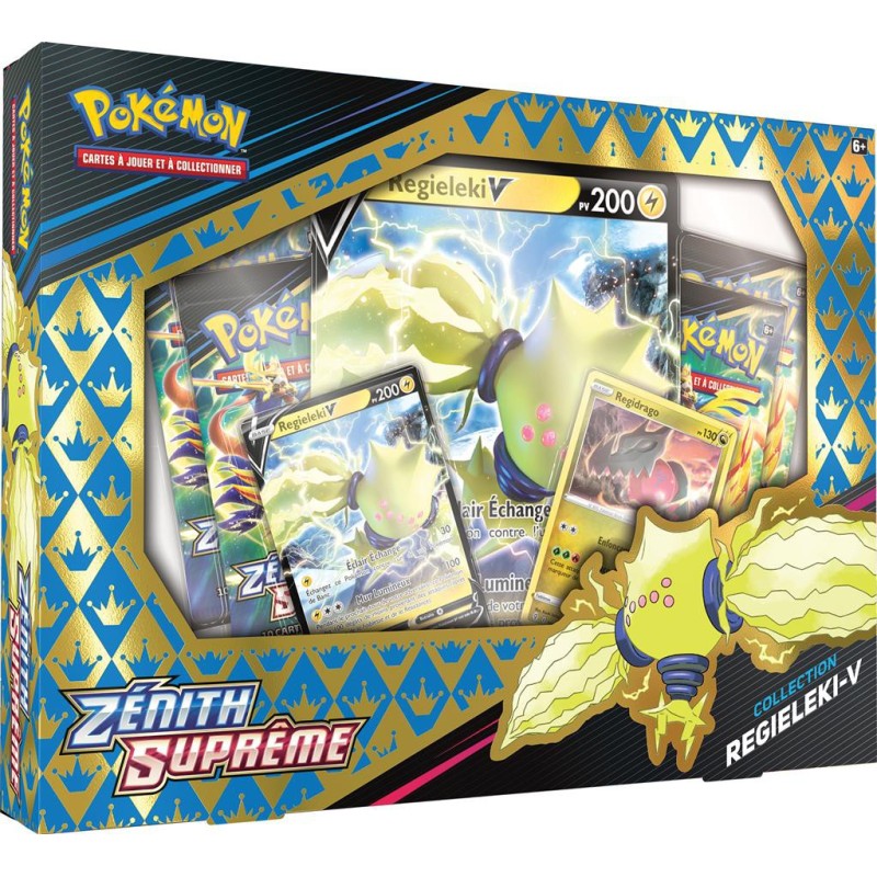 Coffret Pokémon Zénith Suprême : Regieleki-V Coffret Pokémon Zénith Suprême : Regieleki-V