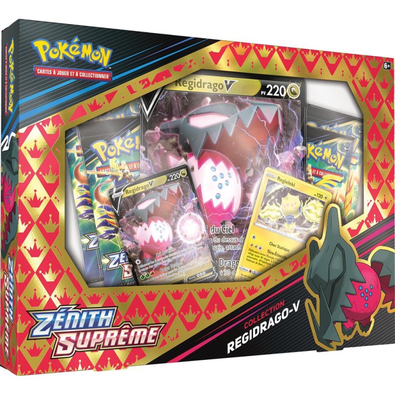 Coffret Pokémon Zénith Suprême : Regidrago-V Coffret Pokémon Zénith Suprême : Regidrago-V