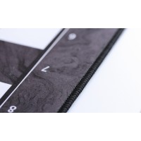 Tapis Echecs Néoprène Noir & Blanc - Taille 4.5