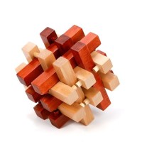 Casse-tête Cube en Bois