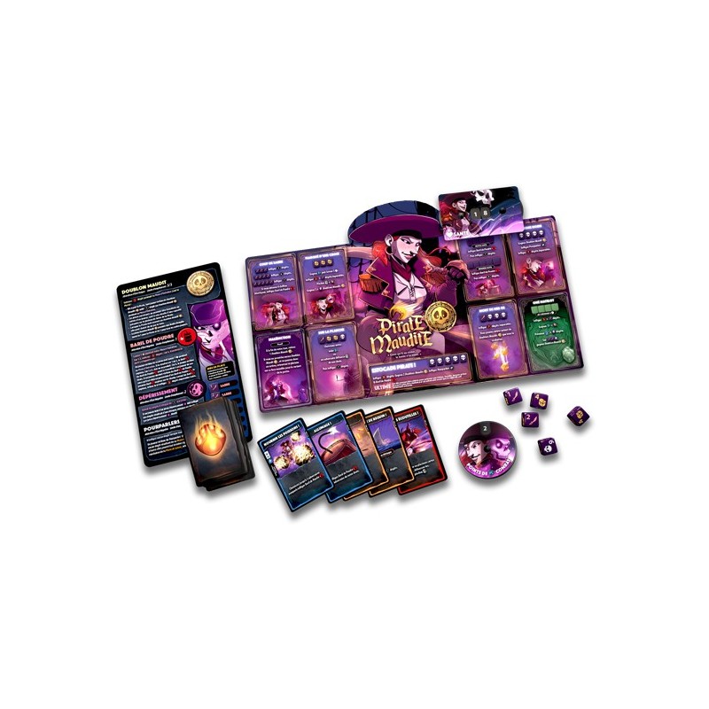 Lot De 2 Boîtes Dice Throne : Père Noël VS Krampus + Pirate Maudite VS Artificier - Jeu De Cartes/dés Occasion