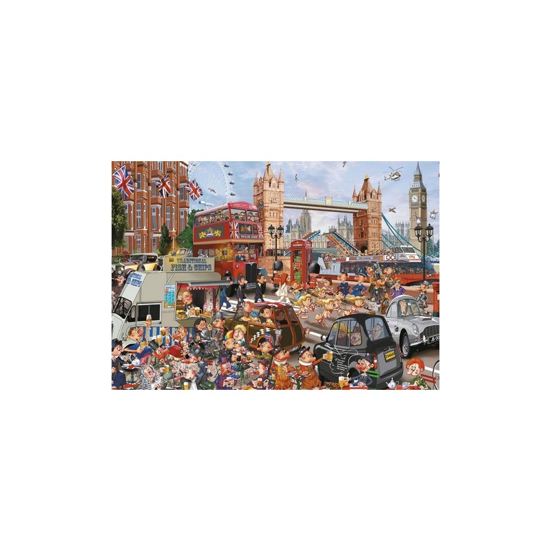Puzzle 1000 pièces - Londres par Ruyer Puzzle 1000 pièces - Londres par Ruyer