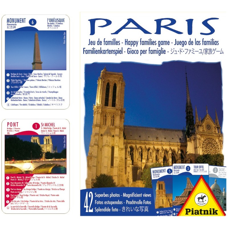 Jeu de 7 familles : Paris