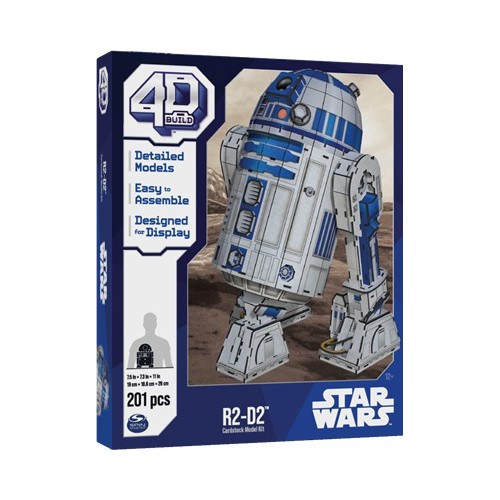 Puzzle 201 pièces - 4D Build R2D2 Star Wars