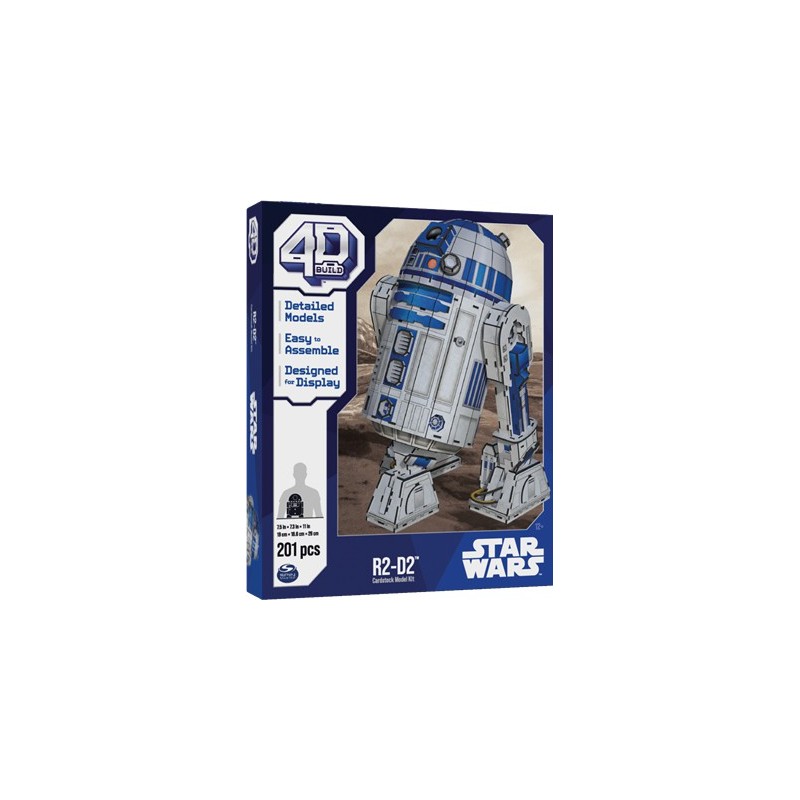 Puzzle 201 pièces - 4D Build R2D2 Star Wars