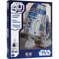 Puzzle 201 pièces - 4D Build R2D2 Star Wars