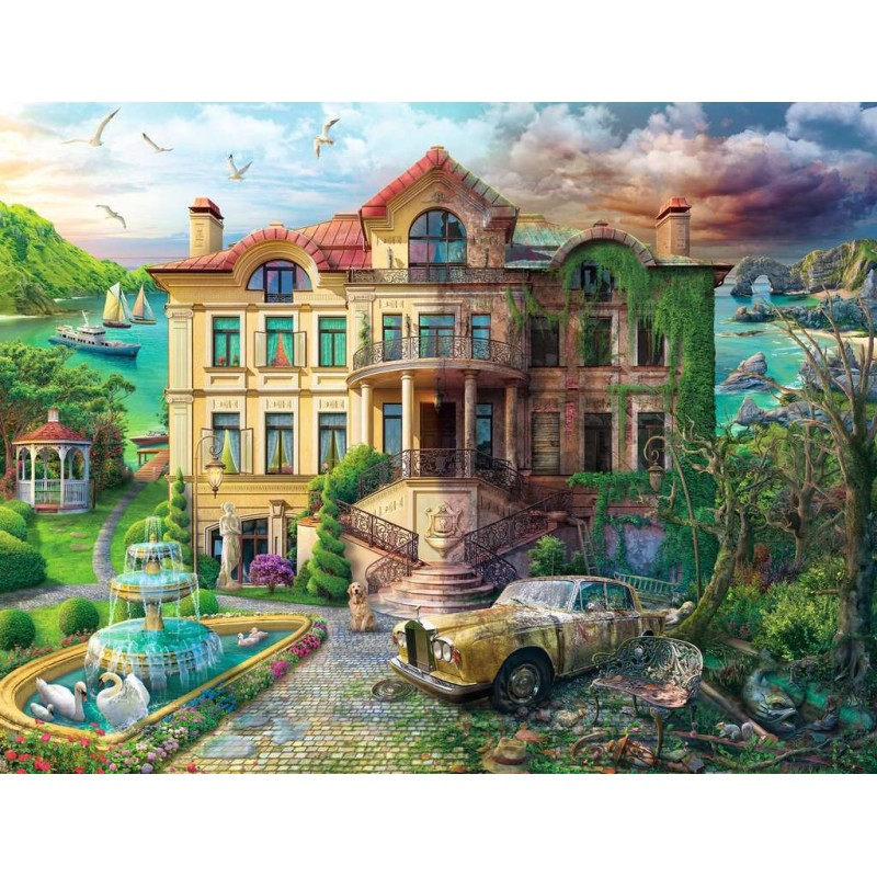 Puzzle 2000 pièces - Manoir au Fil du Temps Puzzle 2000 pièces - Manoir au Fil du Temps