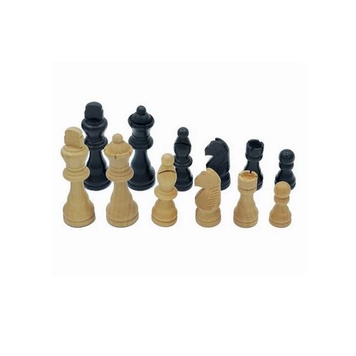 Pièces d'Echecs Bois (Roi 88mm) - Taille 4.5