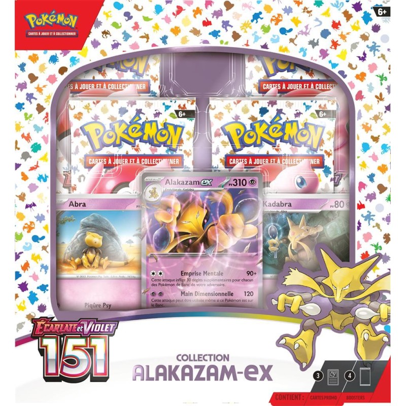 Coffret Alakazam Pokémon 151 Coffret Alakazam Pokémon 151
