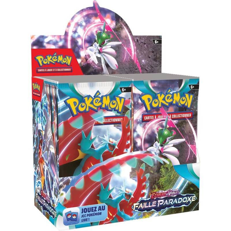 Display Boosters Pokémon EV04 : Faille Paradoxe Display Boosters Pokémon EV04 : Faille Paradoxe