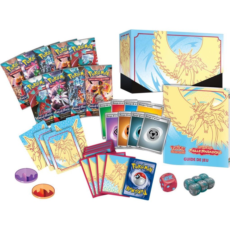 Pokémon Coffret Dresseur d'Elite - Faille Paradoxe EV04 Bleu Pokémon Coffret Dresseur d'Elite - Faille Paradoxe EV04 Bleu