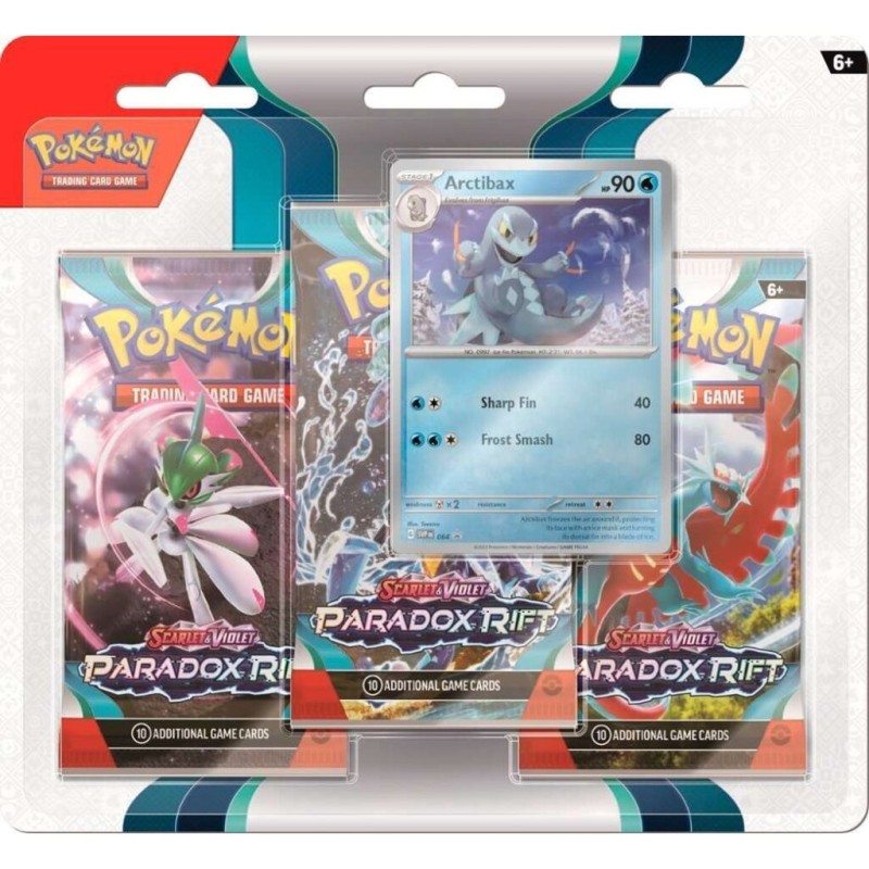 Pack 3 Boosters Pokemon Faille Paradoxe EV04 Pack 3 Boosters Pokemon Faille Paradoxe EV04