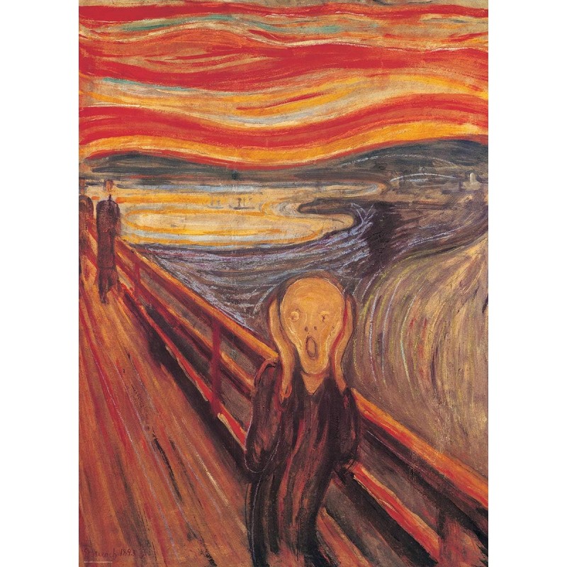 Puzzle 1000 pièces - Le Cri, Edvard Munch