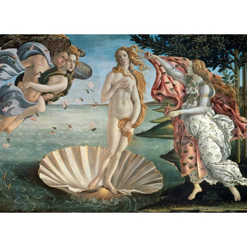 Puzzle 1000 pièces - La Naissance de Vénus, Sandro Botticelli Puzzle 1000 pièces - La Naissance de Vénus, Sandro Botticelli