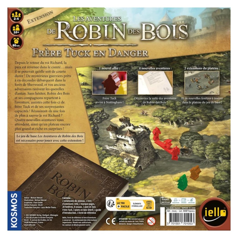 Figurine Robin Des Bois - Frère Tuck - Mego - Neuve En Boîte - Édition Collector
