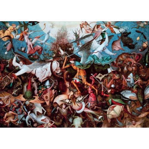 Puzzle 1000 pièces Chute des Anges Rebels, Pieter Brueghel