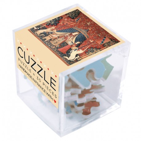 Puzzle en Bois 30 Pièces - Cuzzle Ciel Rose