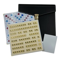 Scrabble Magnétique Duplicate à Encoches - Noir