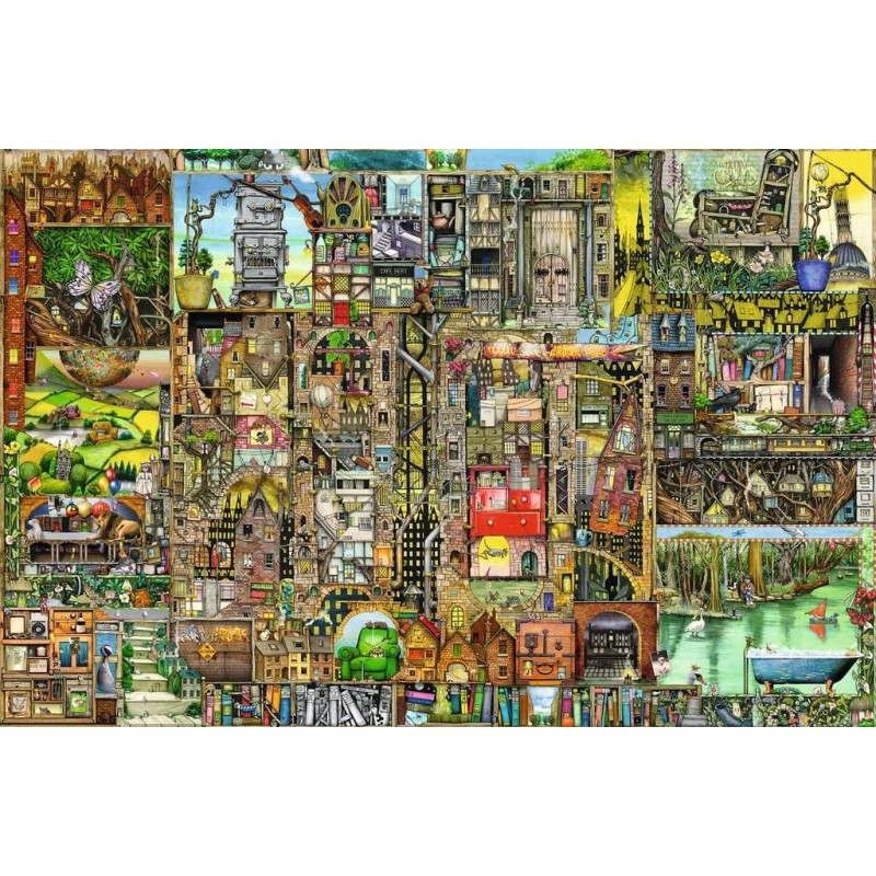 Puzzle 5000 pièces - Ville Bizarre, Thompson Puzzle 5000 pièces - Ville Bizarre, Thompson