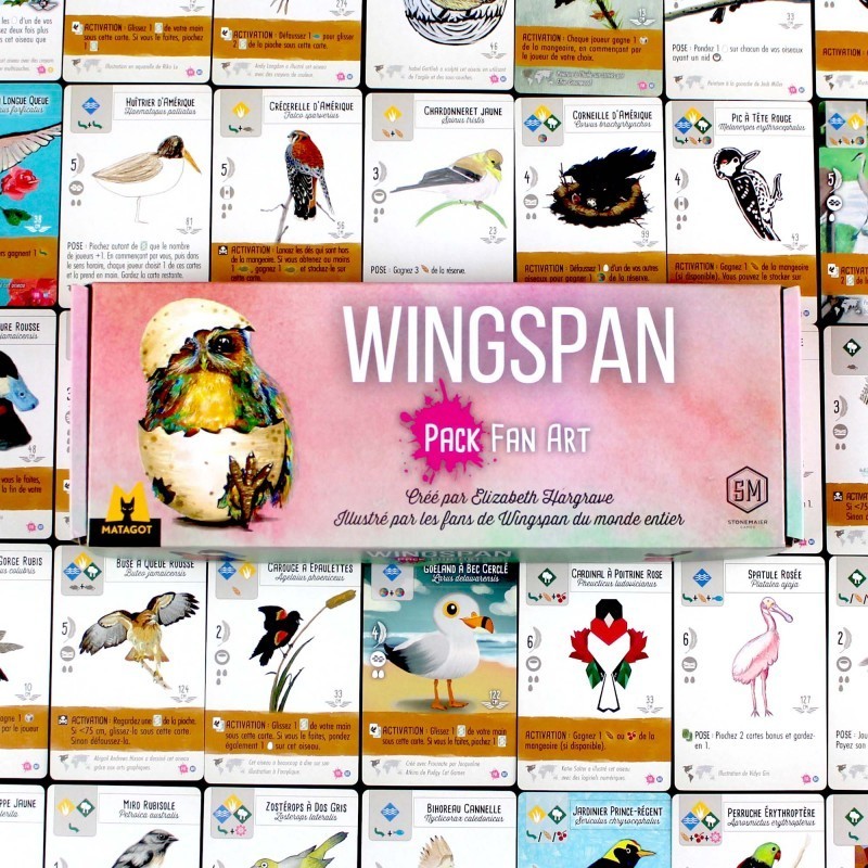 Wingspan Pack Fan Art - Jeu de Société - Boutique Variantes Paris