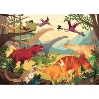Puzzle 100 pièces - Jurassique, Clémence Dupont